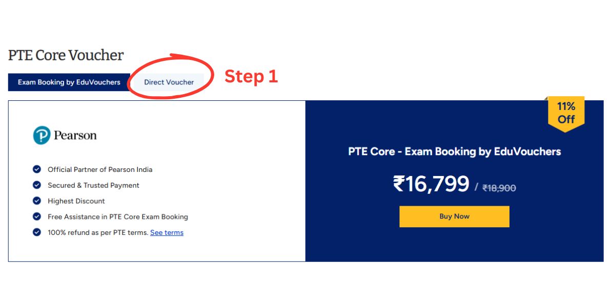 Step 1: Click Direct Voucher