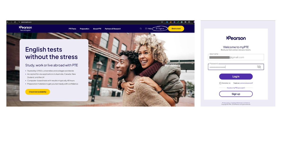Step 1: Create a Pearson Account
