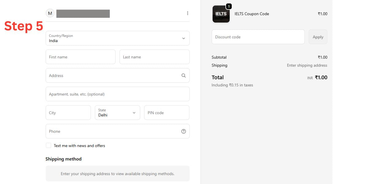 Step 5: Complete the payment