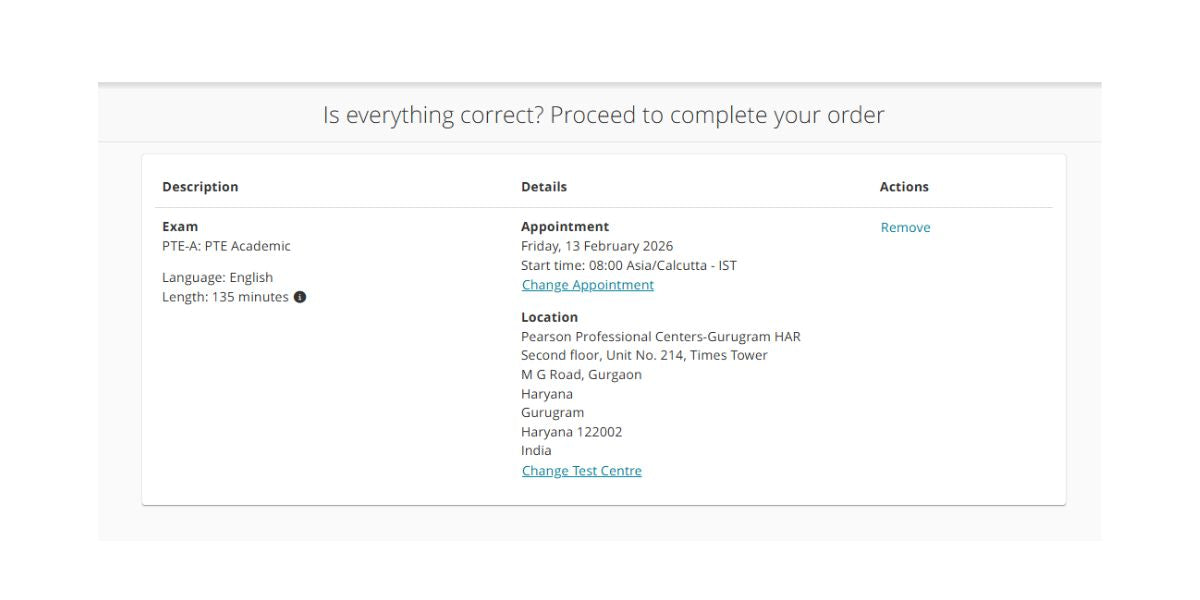 Step 4: Confirm and Review Personal Details