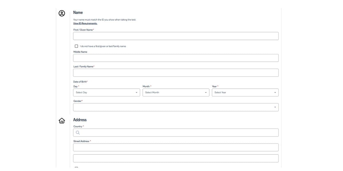 Step 5: Fill in Your Personal Details