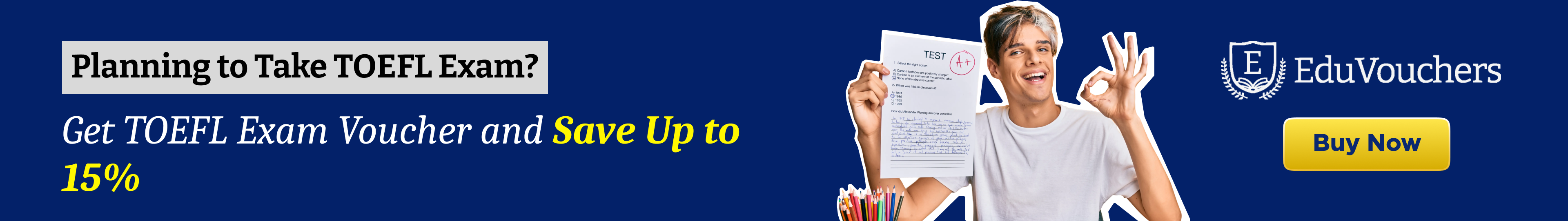 TOEFL Exam Vouchers